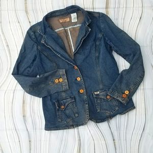 Levi Strauss Signature womens denim jacket size XL